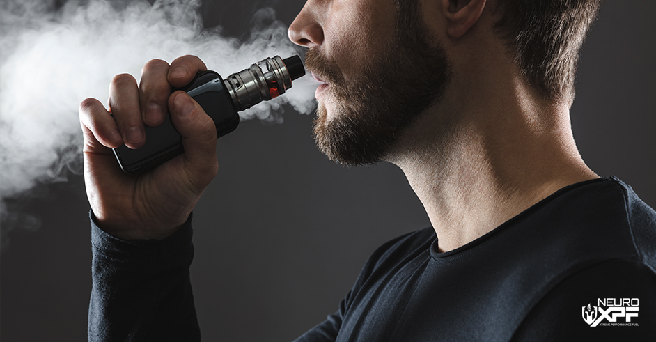 Man Using Vape